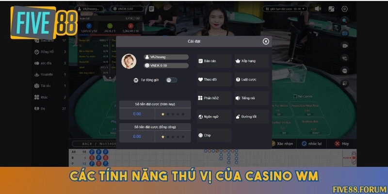 Nhiều tính năng hỗ trợ đặt cược thú vị và cực kỳ hữu dụng